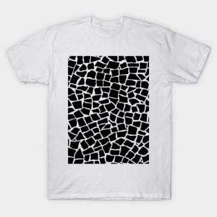 British Mosaic Black and White T-Shirt